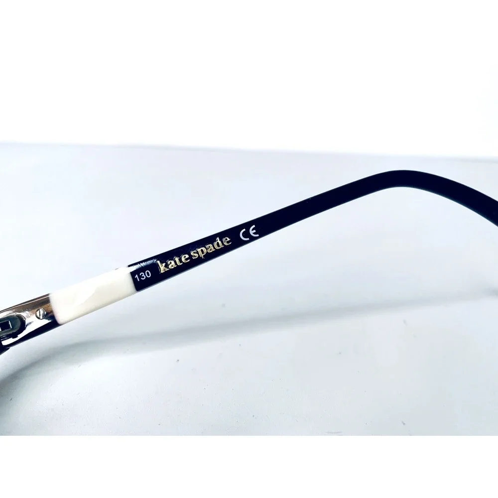 Kate Spade Tortoise Frame W White Black Temples Glasses Kendall 01S9 130 43 16